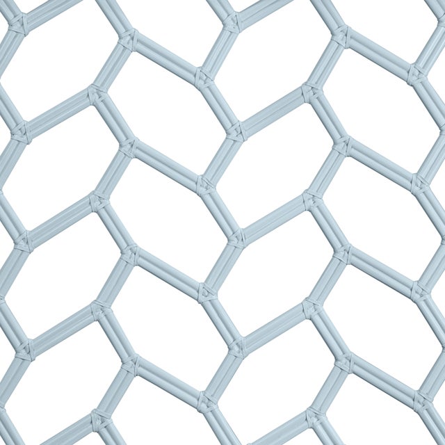 Not Yet Made - Made To Order Silas Headboard Queen - Light Blue For Sale - Image 5 of 6