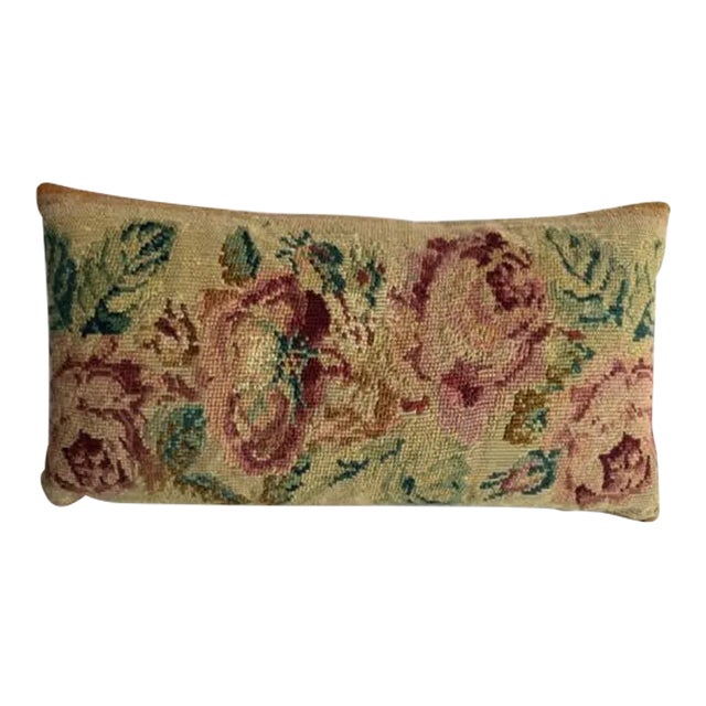 1851 English Needlework Pillow For Sale