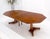 Baker LIght Walnut Round Octagon Single Base Two Leaves Dining Room Table For Sale - Image 6 of 12