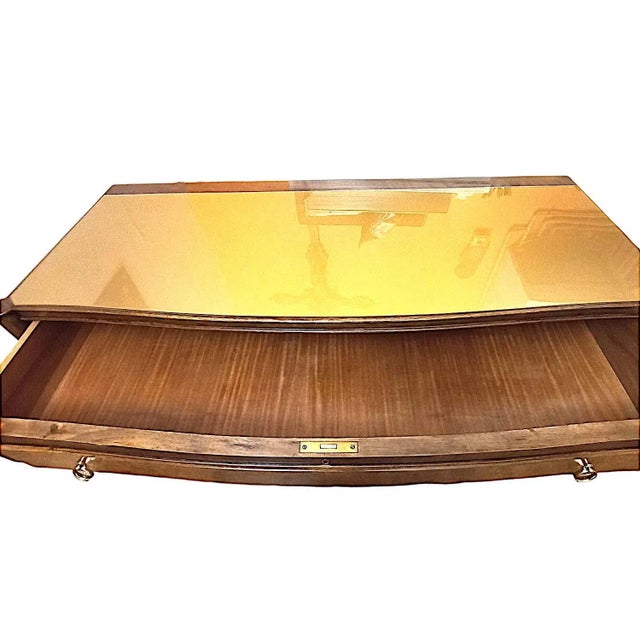 Art Deco Curved Chest of Drawers For Sale - Image 3 of 13