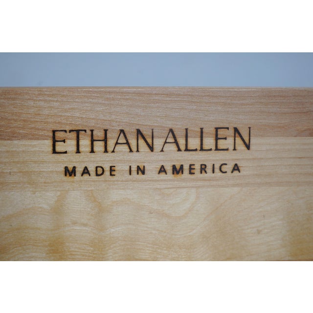 1990s Ethan Allen 4 Drawer Maple Dresser For Sale - Image 16 of 18