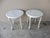 1970s Vintage Hollywood Regency Style Marble Topped Tables - a Pair For Sale - Image 4 of 9