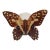 Rare 1970s Roslyn S. Carren Studio Porcelain Butterfly For Sale