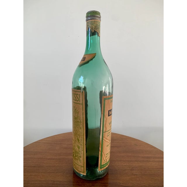 Mid-20th Century Extra Large Martini & Rossi Vermouth Glass Bottle For Sale - Image 10 of 13