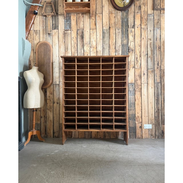 Large Antique Sorting Cabinet, 1920s For Sale - Image 10 of 10