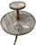 Vintage French Neoclassical Two-Tier Marble & Brass Pedestal Accent Table For Sale In West Palm - Image 6 of 12