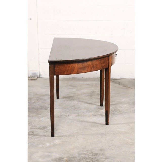 Wood Demi-Lune From England For Sale - Image 7 of 12