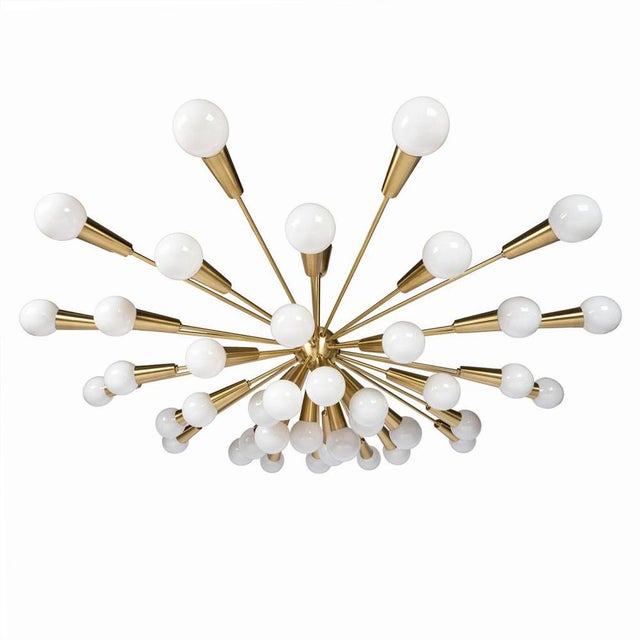 Sputnik Chandelier from Kamenický Šenov, 1970s For Sale - Image 3 of 11