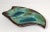 Pottery Ceramic Decorative Bowl Brown and Turquoise Vide Poche Blue Mineral 1960 For Sale - Image 13 of 13