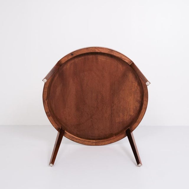 Round Coffee Table in Rosewood by Severin Hansen for Haslev Furniture, 1960s For Sale - Image 9 of 12