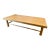 Custom Wood Coffee Table (Manufacturer Le Maé) For Sale