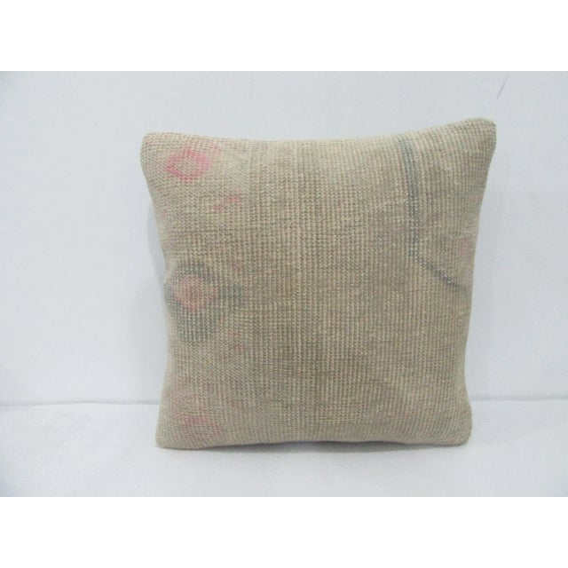 Distressed Decorative Pillow Cover For Sale - Image 4 of 4