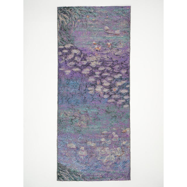 Contemporary Japanese Ceremonial Silk Wall Tapestry by Renaras For Sale - Image 3 of 5