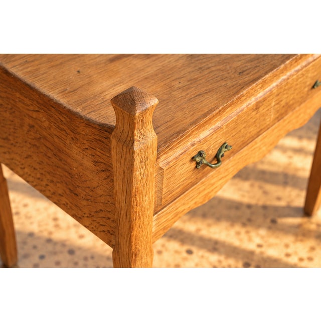 Mid-Century Modern Vintage Brutalist Bedside Tables and Cabinets attributed to Henning Kjærnulf, Denmark, 1960s, Set of 2 For Sale - Image 3 of 8