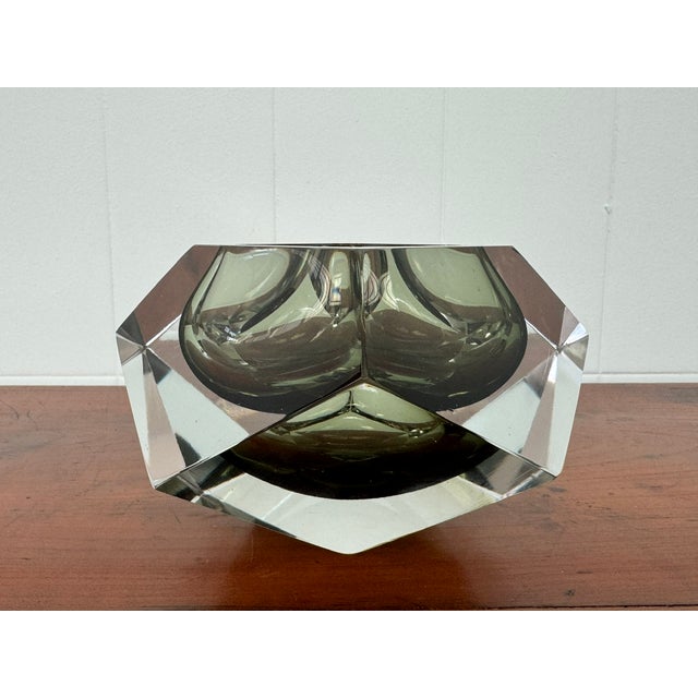 Murano Glass Ashtray attributed to Flavio Poli for Seguso, 1960s For Sale - Image 4 of 13