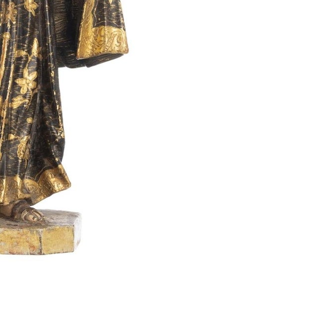 Religious Artist, Franciscan Saint, 18th Century, Wood For Sale - Image 5 of 6