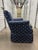 Traditional Attributed to Ralph Lauren Club Chair in Iconic Star-Pattern Fabric For Sale - Image 3 of 7