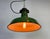 Industrial Green Enamel Factory Pendant Lamp, 1960s For Sale - Image 18 of 18