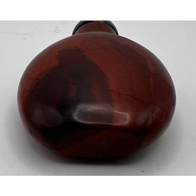 Vintage Red Jasper Snuff Bottle For Sale - Image 11 of 11