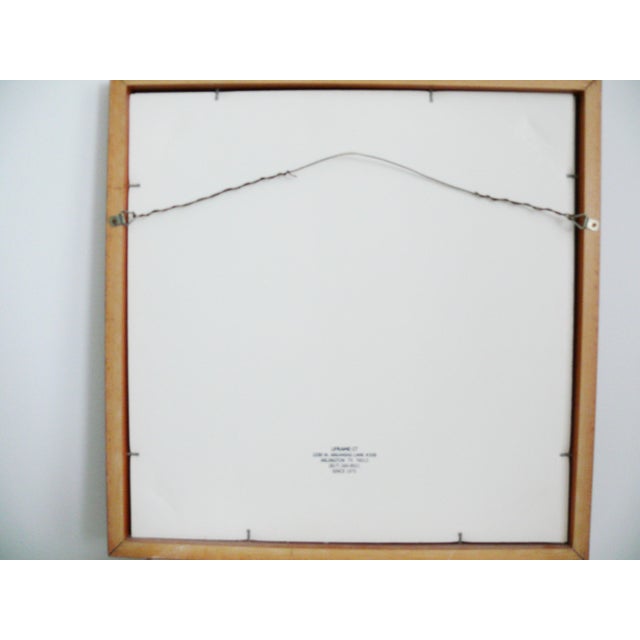 White Hermes Paris Framed Scarf For Sale - Image 8 of 9
