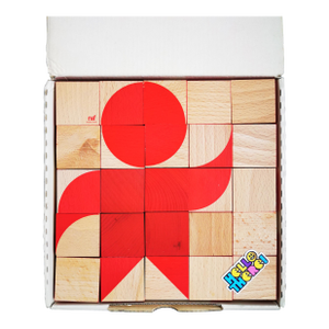 1989 Vintage Kurt Naef Ornabo Cubes Blocks Game Toy Puzzle Wooden 1980s Swiss Made Hubert Zimmermann