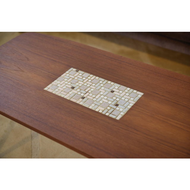 Scandinavian Mosaic Coffee Table, 1960s For Sale - Image 9 of 13