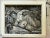 Sleeping Lady on Sofa Oil Painting , Repro of Lucian Freud famous painting. Framed in vintage window frame. 24"x20"x3" As...