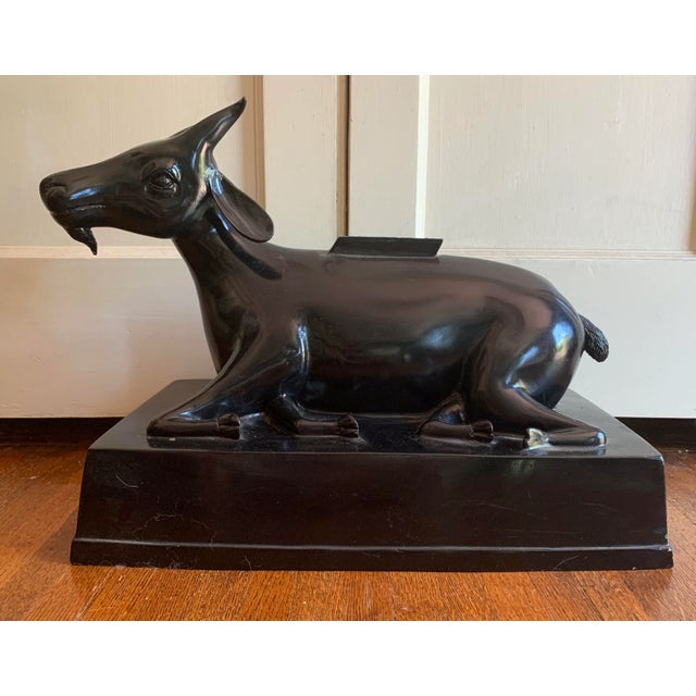 Tony Duquette Tony Duquette Resin Goat Sclupture For Sale - Image 4 of 9