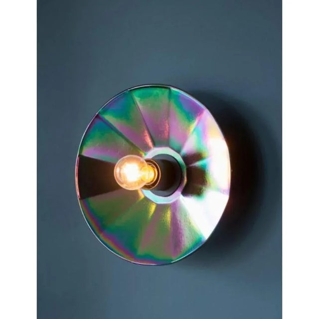 Contemporary Small Iris Fractale Ceiling Lamp by Radar For Sale - Image 3 of 8