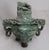 Green Vintage Chinese Jade Incense Burner, Covered, With Tripod Feet, Foo Dog Finial and Dragon Head Loose Ring Handles For Sale - Image 8 of 16