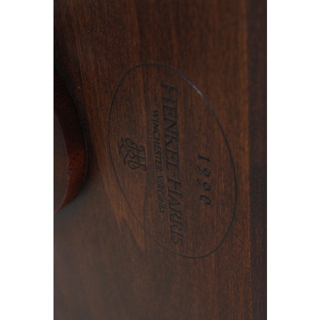 Henkel Harris Mahogany Octagon Lift Top Table For Sale - Image 13 of 13