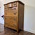 Antique Tiger Oak Serpentine 5-Drawer Dresser For Sale - Image 11 of 13