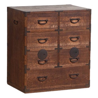 Antique Japanese Tansu Chest of Drawers For Sale