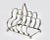 Fine quality English silver-plate toast rack. This charming 4 slice rack can also double to hold letters and mail as a...