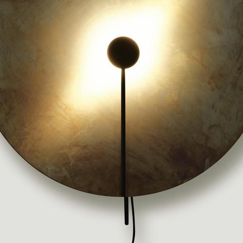 Large Brass SOL Wall Lamp by Sami Kallio for Konsthantverk For Sale - Image 4 of 8