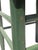 Vintage Rustic Farmhouse Green Ladderback Chairs With Rush Seats- A Pair For Sale - Image 10 of 15