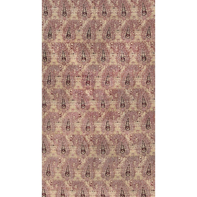 Antique Amritsar Rug With Paisley Pattern In, Lavender, Purple, Pink & Yellow 9' X 11'10 For Sale - Image 4 of 10