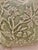 Transitional Floral Embroidered Sage Washed Velvet Decorative Pillow Cover For Sale - Image 3 of 8