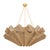 Hudson Valley Lighting Hayworth 44 in. 8 Light Chandelier in Vintage Gold Leaf Finish For Sale
