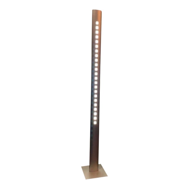 Postmodern Ligne Roset Extensia Brushed Aluminum Floor Lamp France For Sale
