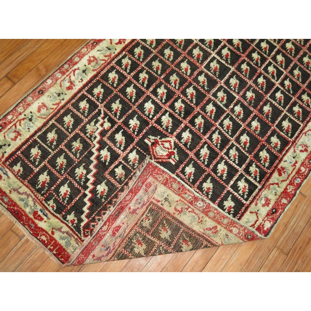 Brown Early 20th Century Antique Turkish Ghiordes Rug For Sale In New York - Image 6 of 6