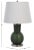Safavieh Nirav 22" Table Lamp in Dark Green For Sale - Image 4 of 4