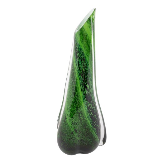 Spectacular Murano Glass Vase, Italy, 1980s For Sale