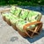 Vintage Costal Six Strand Rattan Sofa After Frankl For Sale - Image 10 of 10