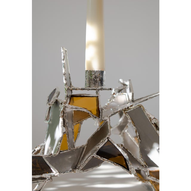 Early 21st Century Looking Up in the Attic Candleholder in Glass by Vincent Decat For Sale - Image 5 of 8