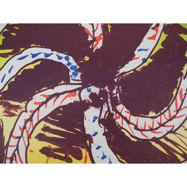 Pierre Alechinsky, Exposition 1982, Lithograph For Sale - Image 4 of 7