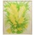 1970s 1970s Floral Acrylic Painting in Yellow and Green, Framed For Sale - Image 5 of 5