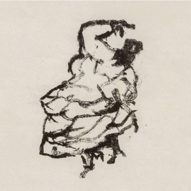 Abstract Manfred Schwartz the Flamenco Dancers Lithograph For Sale - Image 3 of 6