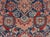 Blue Antique Persian Tabriz Gallery Rug With Large Scale Florals in Medium Blue Field For Sale - Image 8 of 14