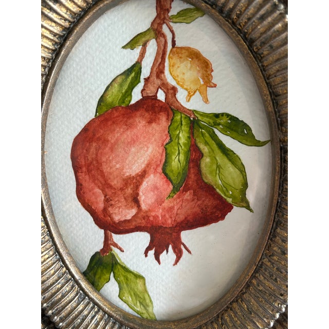 Original Watercolors Unsigned in Vintage Frames - A Pair For Sale In New Orleans - Image 6 of 9